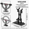 Подставка MOC для фигурок из фильмов, аниме, военных action figures, подставки для демонстрации, совместимые с блоками-коробками 75257 05007 75105, Игрушки-кубики High-Speed Championed, Наборы