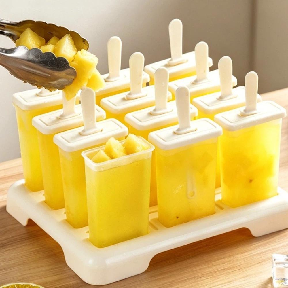 Reusable Ice Cream Popsicle Mold DIY Popsicle Mold Cube Tray New Homemade Ice Box  Kitchen Use