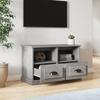 VidaXL TV Cabinet Sonoma Grey 80x35x50 Cm Engineered Wood 816286