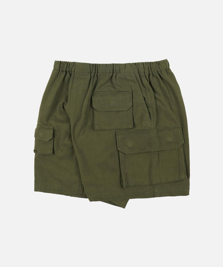 FRIZMWORKS Canvas Multi Pocket Shorts _ Olive