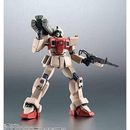 TAMASHII NATIONS ROBOT SPIRITS Mobile Suit Gundam The 08th MS Team SIDE MS RGM-79(G) Ground Type GM Ver. A.N.I.M.E. Approximately 125mm PVC & ABS Pain