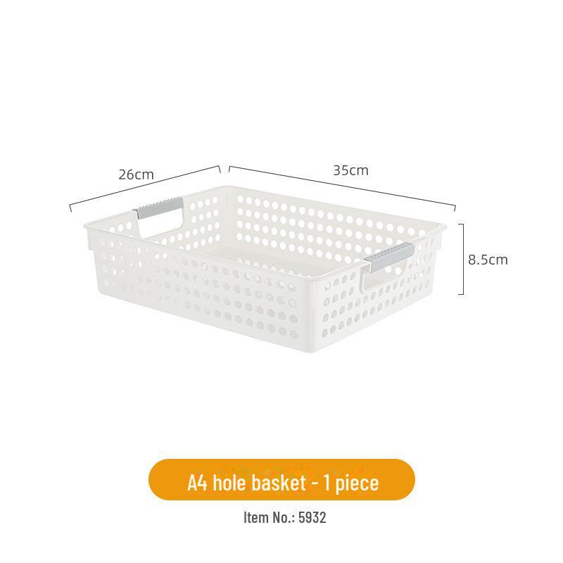 Хранение на кухне и рабочем столе: Многоцелевая пластиковая корзина для мелочей, закусок, фруктов и игрушек