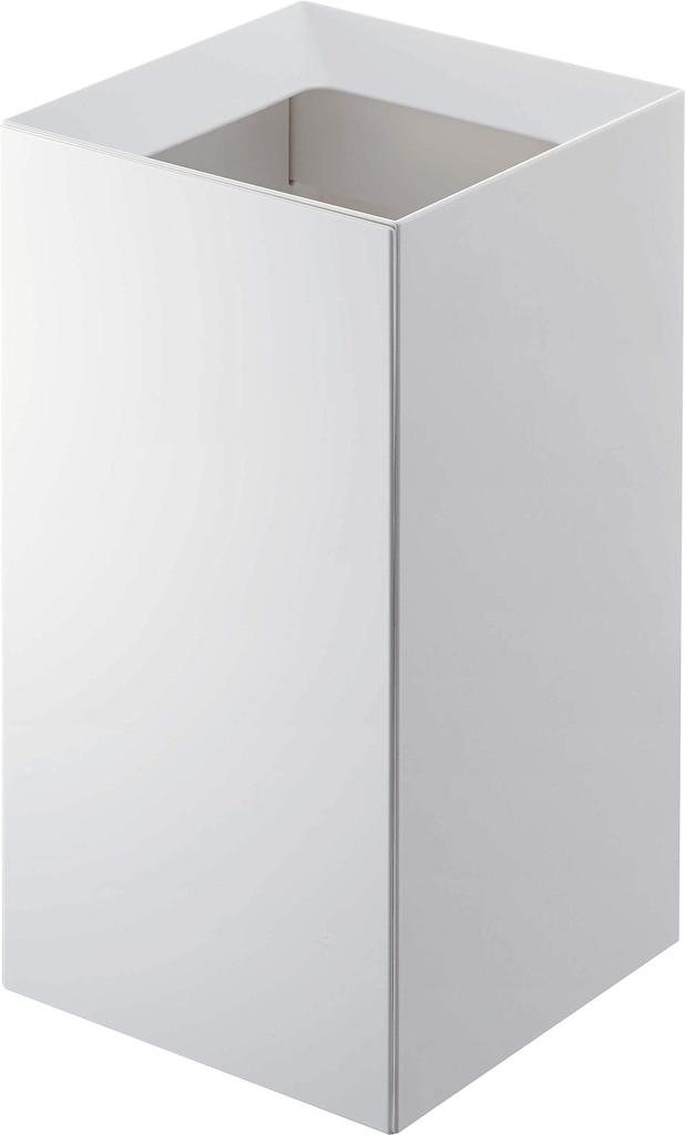 Мусорный бак Yamazaki Jitsugyo белый W18XD18XH33см, башенный мусорный бак, тонкий мешок Be Seen 4492 (Ямадзаки) приблизительно. Не мочь