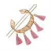 [Retro Tassel] Floral Hollow Retro Tassel Hairpins | Hair Accessories