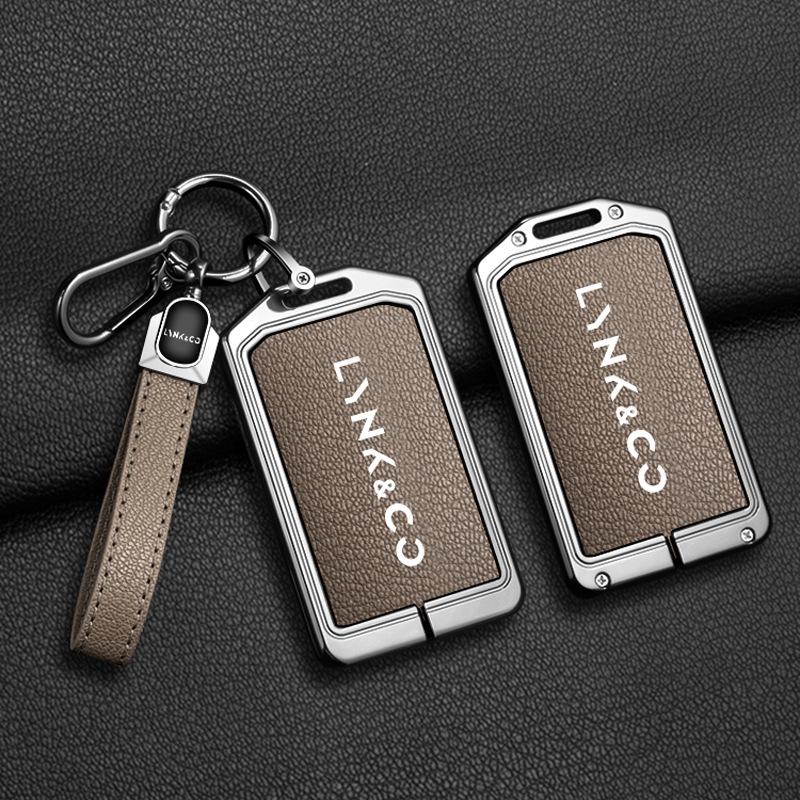 Чехол для ключа автомобиля Lynk & Co - Высококачественная защитная подвесная сумка с пряжкой против падения