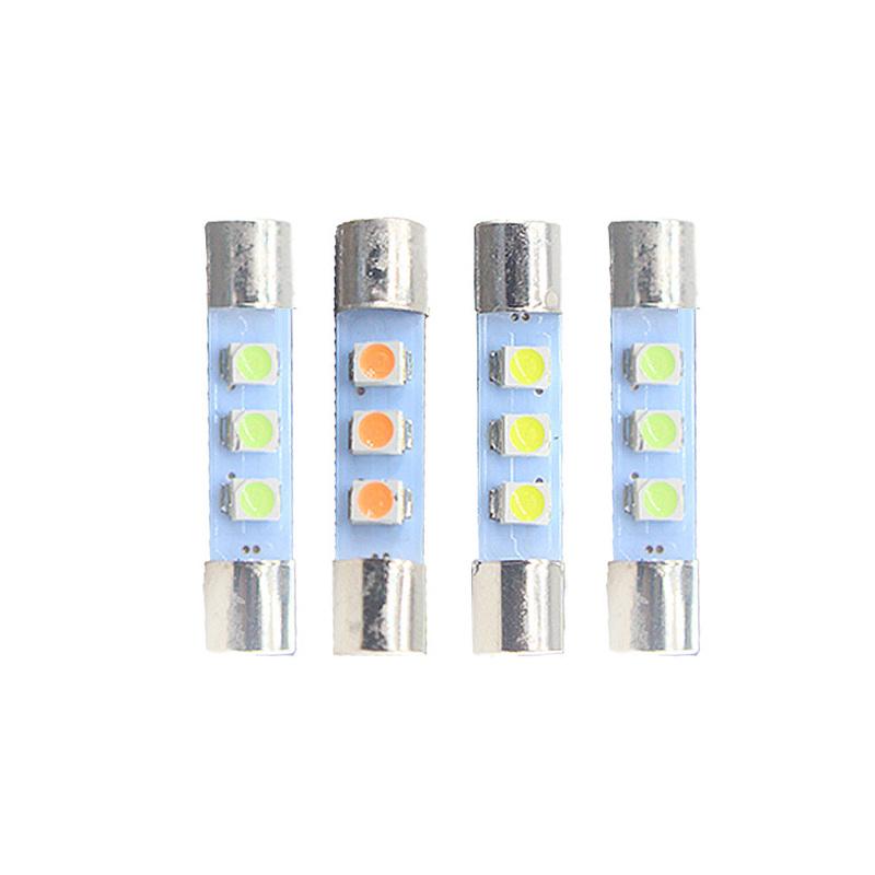 10PCS AC 8V LED Fuse Lamp Replace Incandescent Bulb 250mA Fits Marantz Sansui Kenwood Yamaha Vintage Stereo Audio Receivers