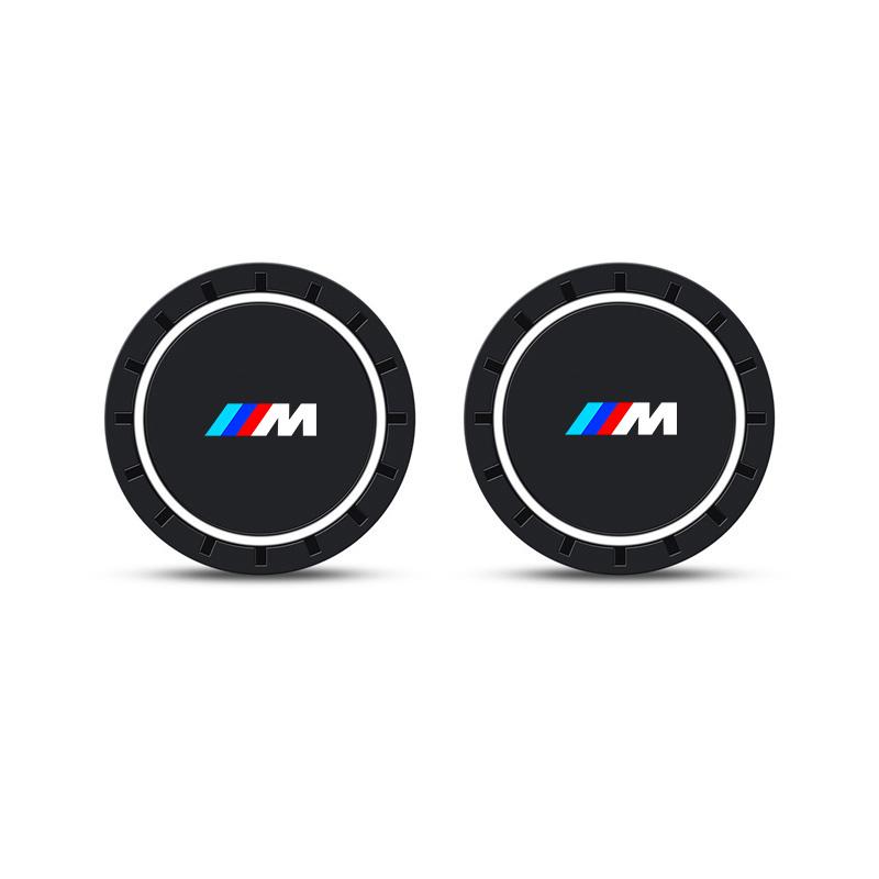 Car Anti Slip Mat Coaster Silicone Water Cup Mat Accessories For BMW M Performance E46 E90 E60 F10 F30 E39 E36 F20 E87 G30 E92 bzdf48