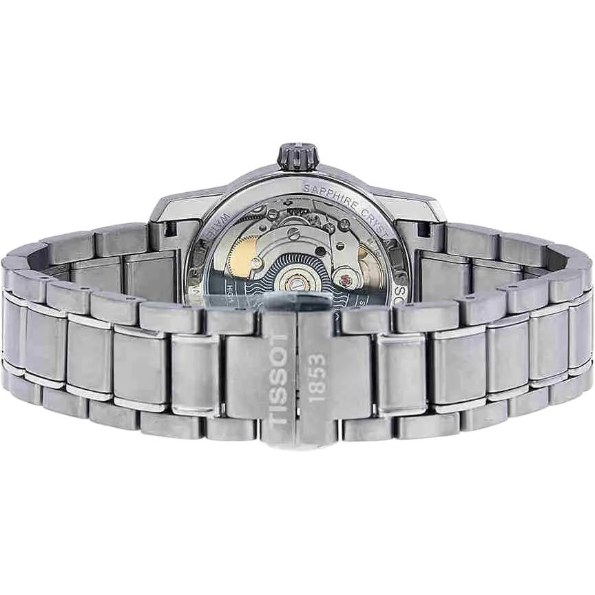 Tissot Женские часы с титановым автоматическим механическим механизмом 32 мм Черный циферблат T087.207.44.057.00