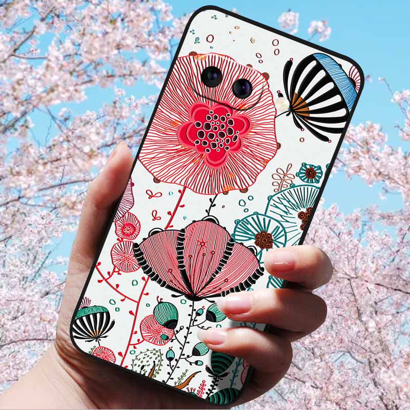 Для Google Pixel 9a 3D Рельефный Цветок Тиснение Мягкий Силиконовый Чехол Мультяшная Расписная Задняя Крышка для Google Pixel 9a 9 A 3D Рельефный Чехол