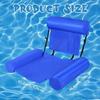 Inflatable Water Hammock for Adults, 120x100cm Portable Pool Float Lounger for Swimming & Relaxation Water Bed Chair