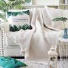 Sofa Knitted Cover Blanket With Tassel Tapestry For Bed Table Travel Decor Blankets Home Hotel Cotton Bedding Office