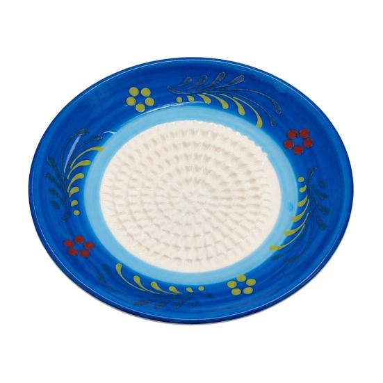 Small Dinner Plate Ceramic Garlic Grater Plate, Manual Kitchen Grinding Tool for Ginger Spice, Gadget Non-Stick Grinder Fruits Vegetables