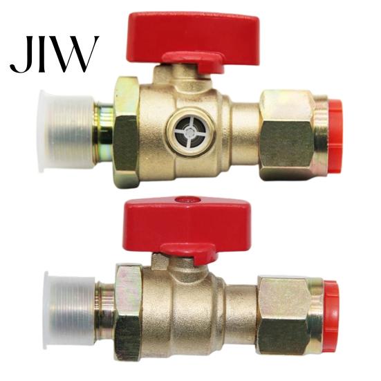 Replacement Air Brake Valve Universal Cut Off Switch Valve, Truck Trailer Front Automotive System Parts Wheel Control Heavy Duty Brass Alloy Accessory