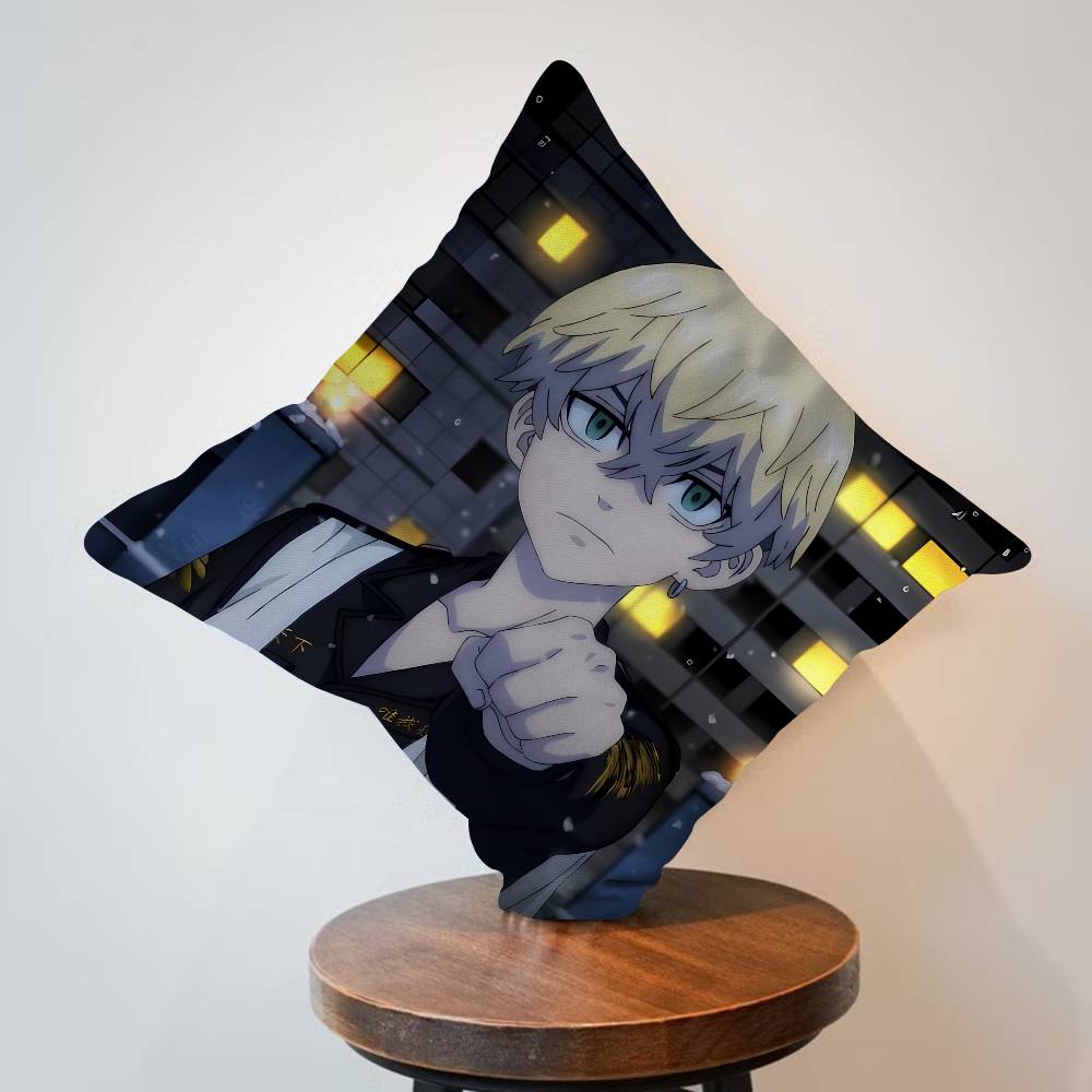 Anime Tokyo Revengers Personalized Pillow Dust Cover Bedroom Kids Party Decoration Pillowcase Birthday Children Gift