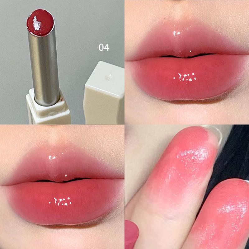 Сатиновая помада Feather: Увлажняющий, Гидратирующий, Придающий объем, Нюдовый макияж для сияющих губ