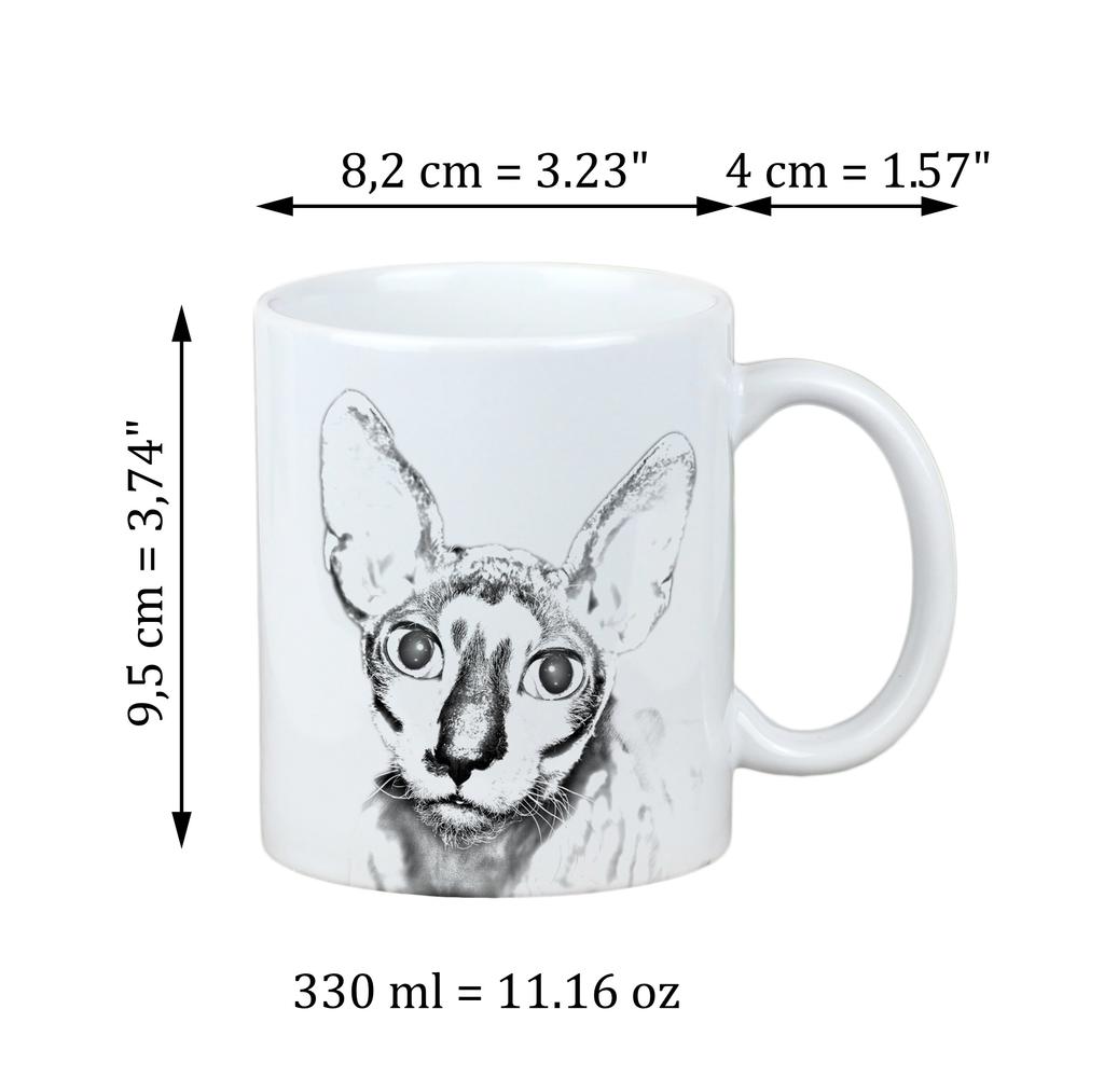 Cornish Rex – Cup with a cat, cute cup with graphics | Art-Dog