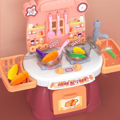 Кухня шеф-повара Игровой набор для дома и улицы Игровой домик Кухонная утварь Игрушки с посудой