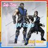 В наличии Mortal Kombat Саб-Зиро Переиздание Фигурка Действия JM Playthings Фигурка Классические Модели Саб-Зиро Кукла КоллекцияИгрушки Подаркиzai