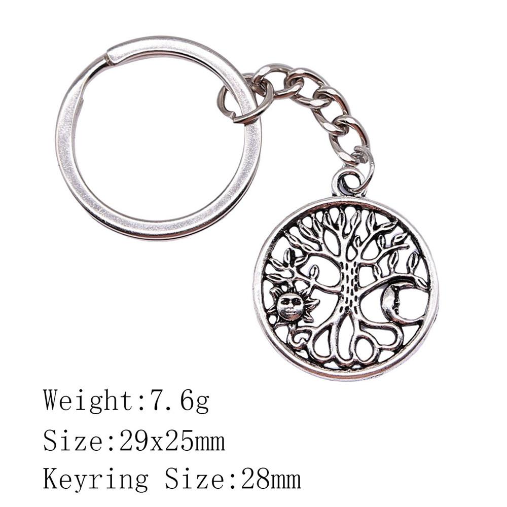 Birthday Gifts Men Keychain Tree Of Life Key Ring Biz Woman Chains