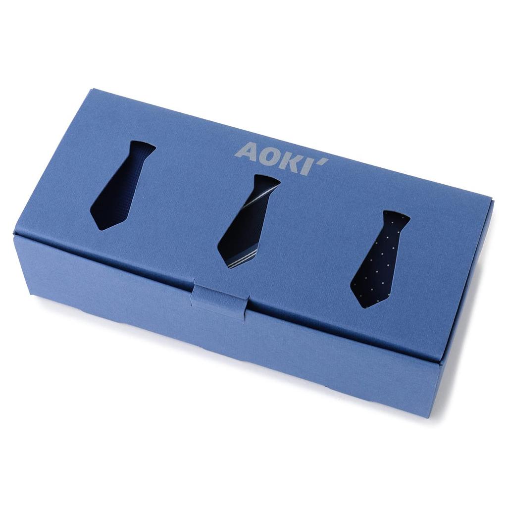 Комплект из 3-х предметов: галстук, который можно стирать, с сеткой для стирки, подарочный подарок, цвет 2 бесплатно [Aoki] [Коробка включена]