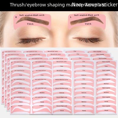 Трансграничные наклейки для бровей: Простой в использовании инструмент для макияжа бровей