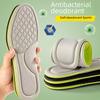 Men's and Women's Sweat-Absorbing Breathable Deodorant Insoles with Wormwood - Super Soft, Comfortable, Lightweight, and Thin for Summer Sports
