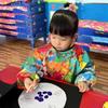 Long Sleeved Reverse Dressing Cloth Nylon Baby Eating Bib Children's Painting Apron  Baby Stuff