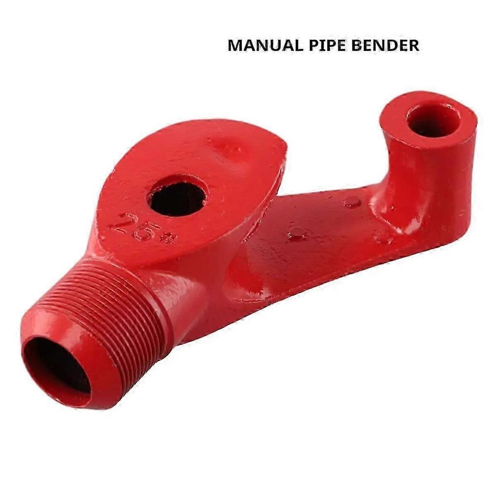 Manual Pipe Bender Precise Red Steel Tube Bending Tool Conduit Hand Bender- Easy to Use Flexible Practical 25mm hwy