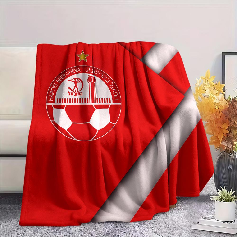 Bnei Brak Workers Football Club  Print Flannel Blanket, High quality Comfortable for All Seasons, Home Decor, Warmth and Comfort