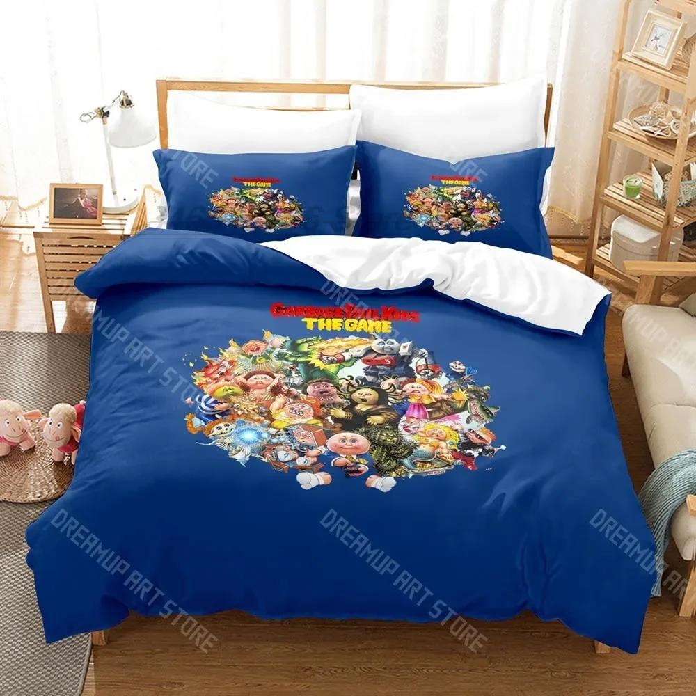 3D Print Garbage Pail Kids Bedding Set Single Twin Full Queen King Size Bed Set Teenager Bedroom Sheet Set 3D Anime