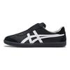 ONITSUKA TIGER Tokuten Slip-On Удобные повседневные нескользящие прочные низкие кроссовки для скейтбординга унисекс черные белые 1183C290-001