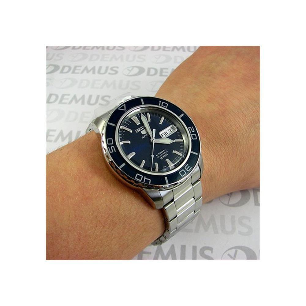 Seiko Seiko 5 Sports SNZH53K1 Blue Analog Business Automatic Доставка за границу Seiko Men's