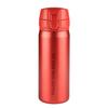 Pearl Metal Water Bottle Bottle Mug Bottle One Touch 350ml Cold Insulation Slim Type Matte Red My Cafe Mug HB-4779