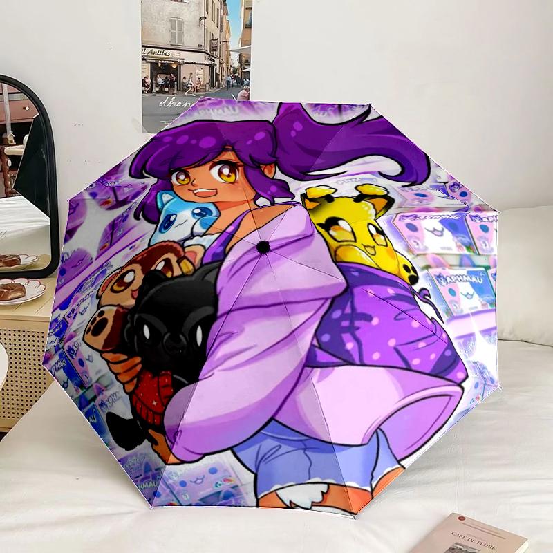 Purple Powerhouse Umbrella 8-Frame for Travel, camping, Casual Lightweight Portable Umbrella, Essential for every family Holidays Gift