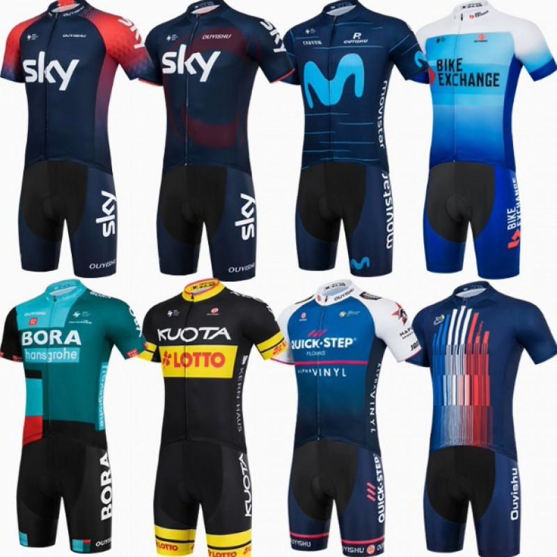 Men Women Cycling Jersey Short Sleeve Breathable Quick Dry Bike Shirt Mountain Road Apparel