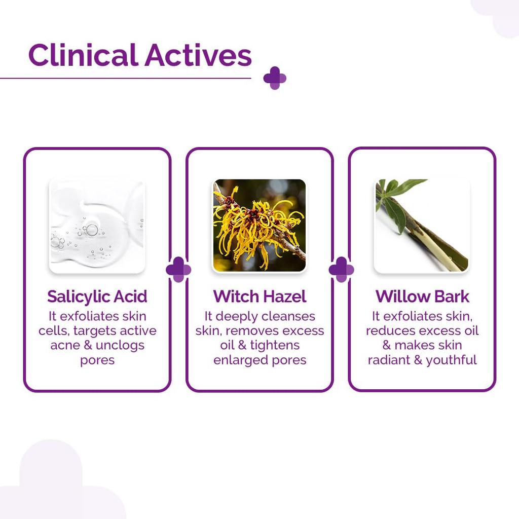 The Derma Co 2% Salicylic Acid Face Serum 30 ml Pack for Acne Control, Pore Tightening & Exfoliation