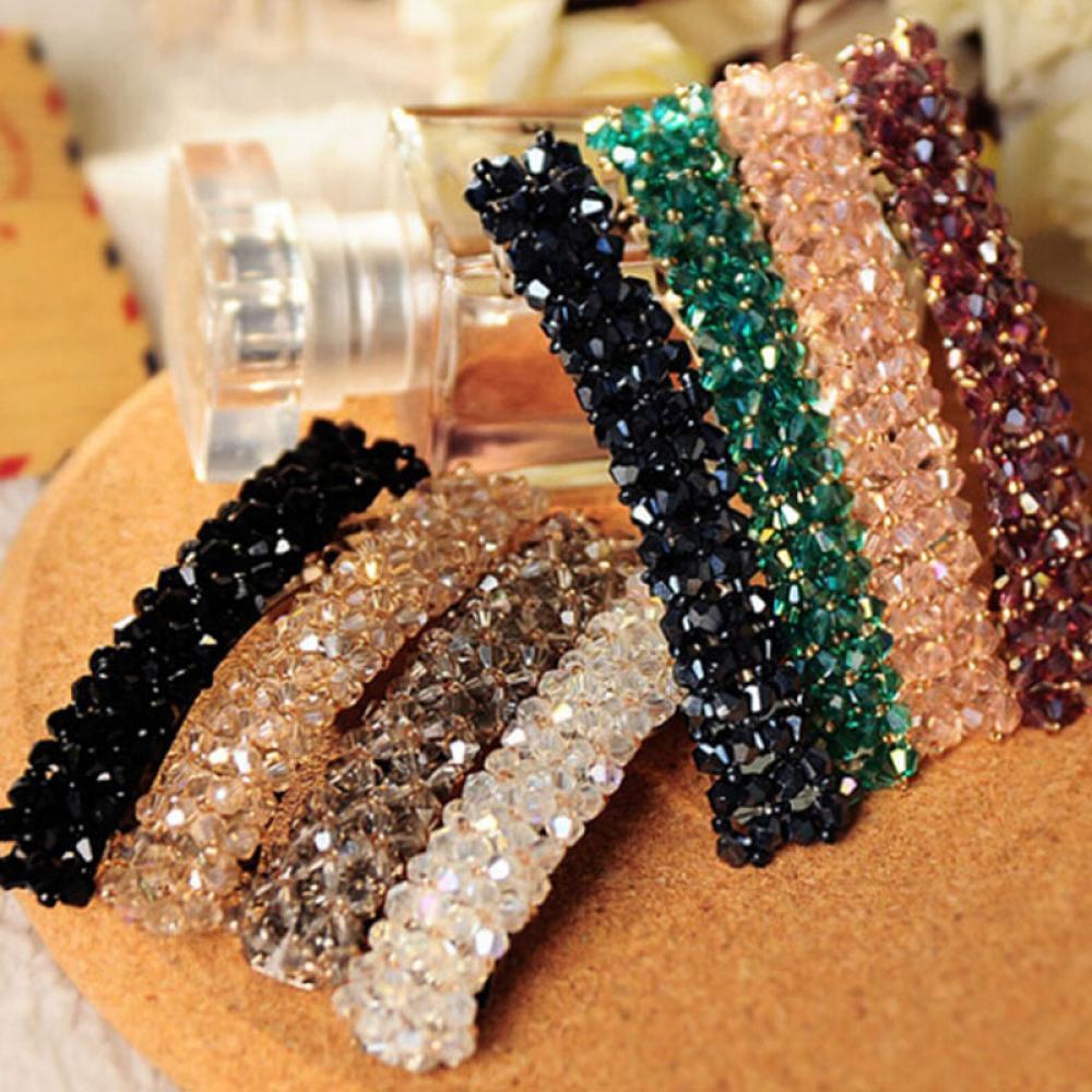 Hair Accessories Headwear Women Hair Clip Barrette Crystal Rhinestone Hairpin