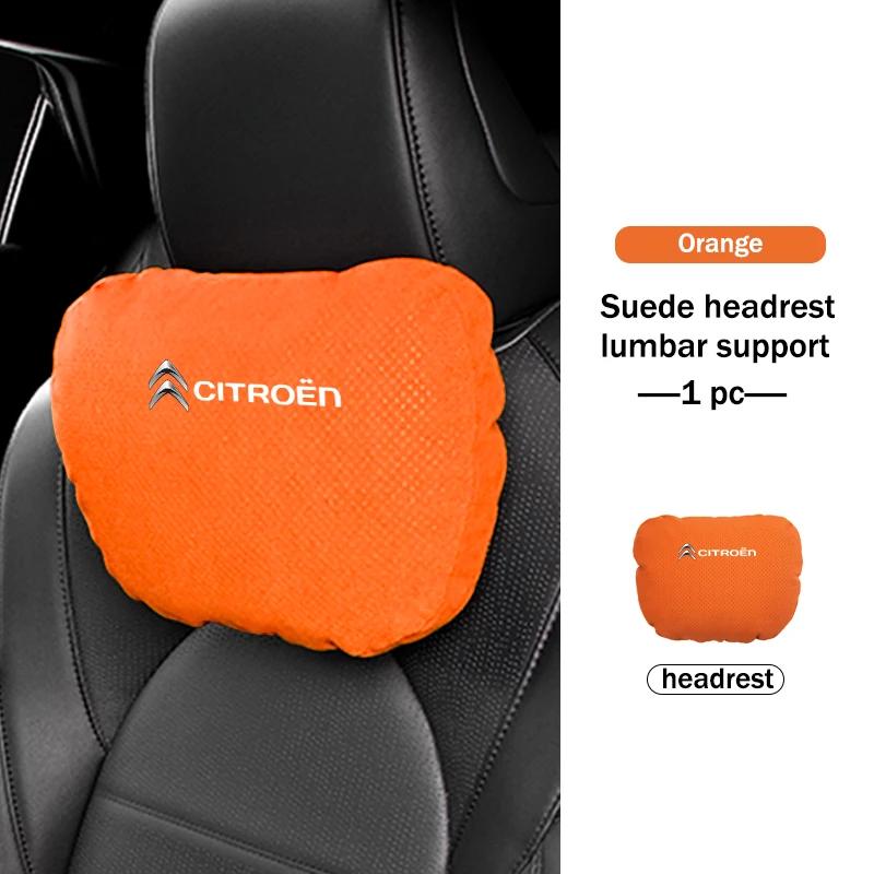 POOR1 Car Neck Pillow Lumbar Support Headrest Waist Lumbar Cushion For Citroen C4 C3 C5 C1 C2 C6 C4L DS3 DS4 Berlingo Picasso Jumper