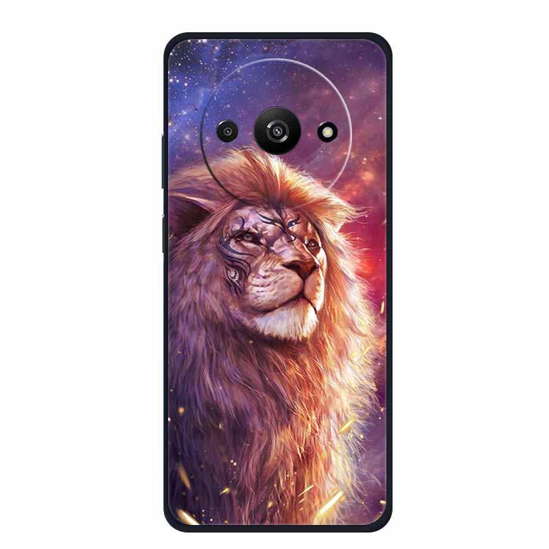 Чехол для телефона Xiaomi Poco C61 Задняя крышка Чехол PocoC61 Черный Силиконовый Мягкий Funda Para Для Xiaomi Poco C61 Чехол C 61 6.71" Coque