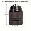 Drill Chuck 0.8-10 2-13mm 3/8-24 1/2-20 UNF Converter Self-Locking Keyless Quick Change Hex Shank SDS-Plus Square Socket Driver