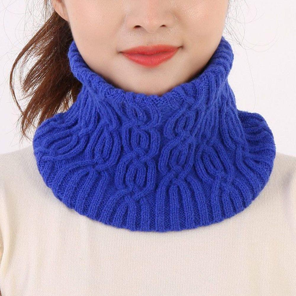 Fashion Windproof Warm Knitted Fake Collar Turtleneck Scarf Neck Warmer