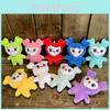 Adorable 3.9" Superstar Twice Momo Plush Toy Keychain Bag Pendant