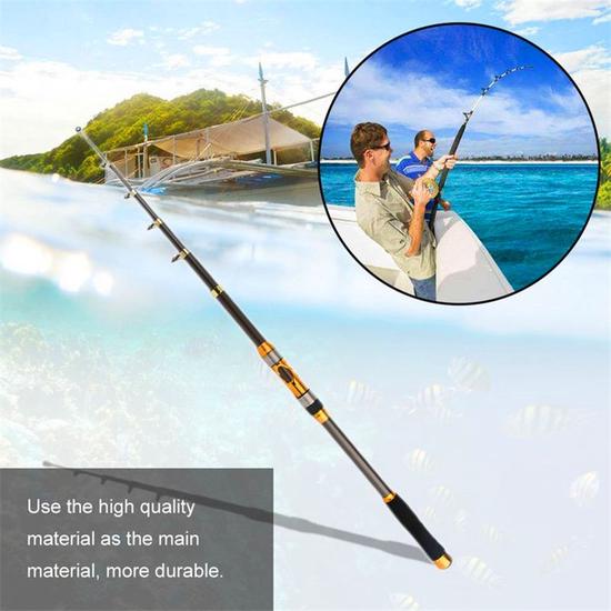 Телескопическая удочка из углеродистого волокна