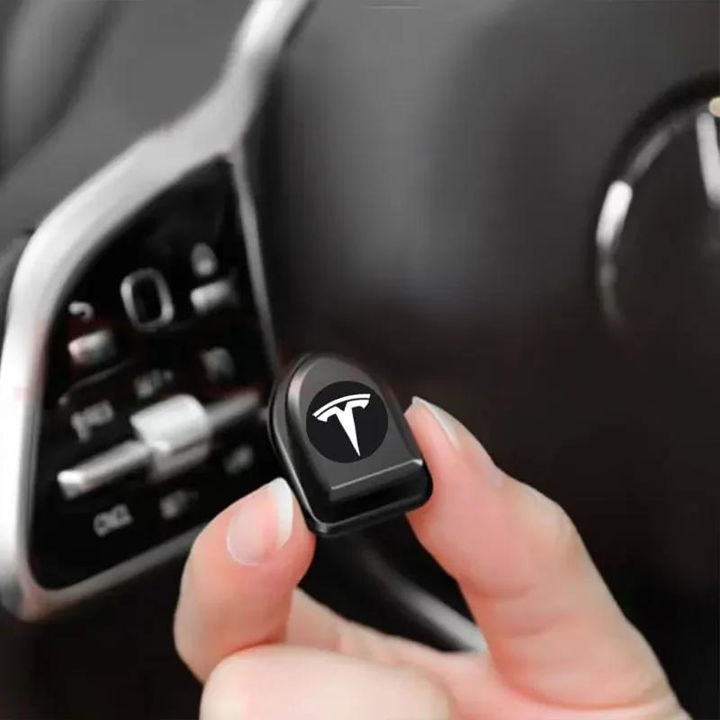 ALG1 Car Remote Key Emblem Logo Sticker Decoration Decals for Tesla Model 3 Roadster TMX TMS Model S Model X Y 2023 Car Accessories