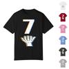 Child Casual Daily Round Neck Printed Short Sleeved T-shirt Letter Top