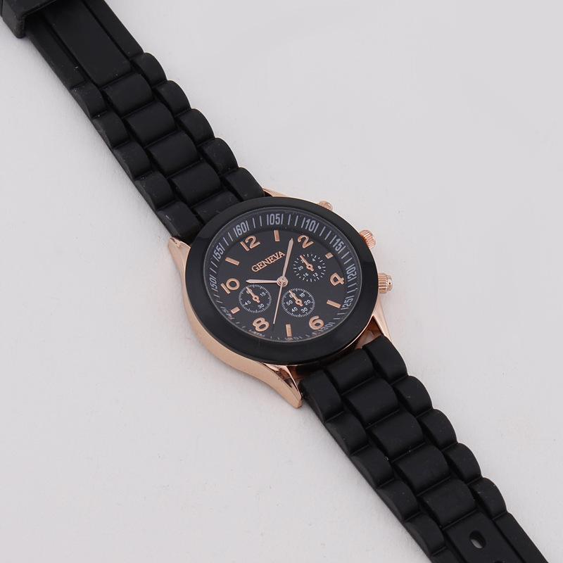 Модные женские часы Three Eyes, женские часы, силиконовый ремешок, кварцевые часы, ремень