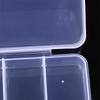 Portable Transparent Plastic Storage Box Compartment Container For Beads Jewelry