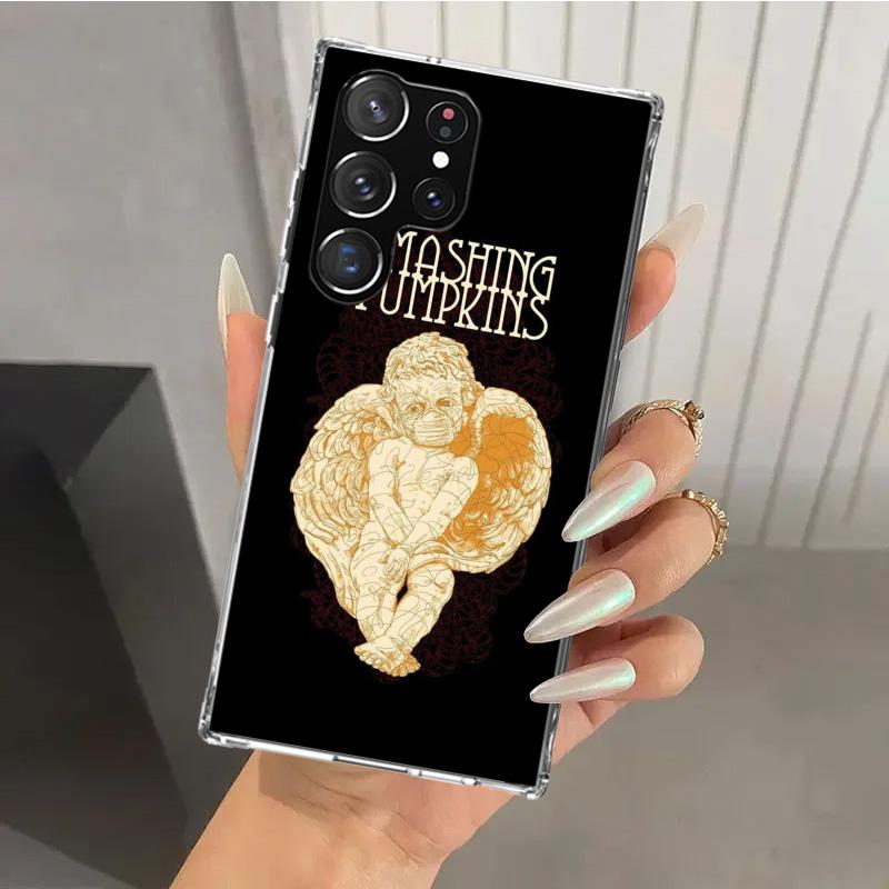 Rock The Smashing Pumpkins Phone Case for Samsung Galaxy S26 S24 S23 Ultra S25 Edge S22 S21 Plus S20 FE + Soft Print Shell Funda