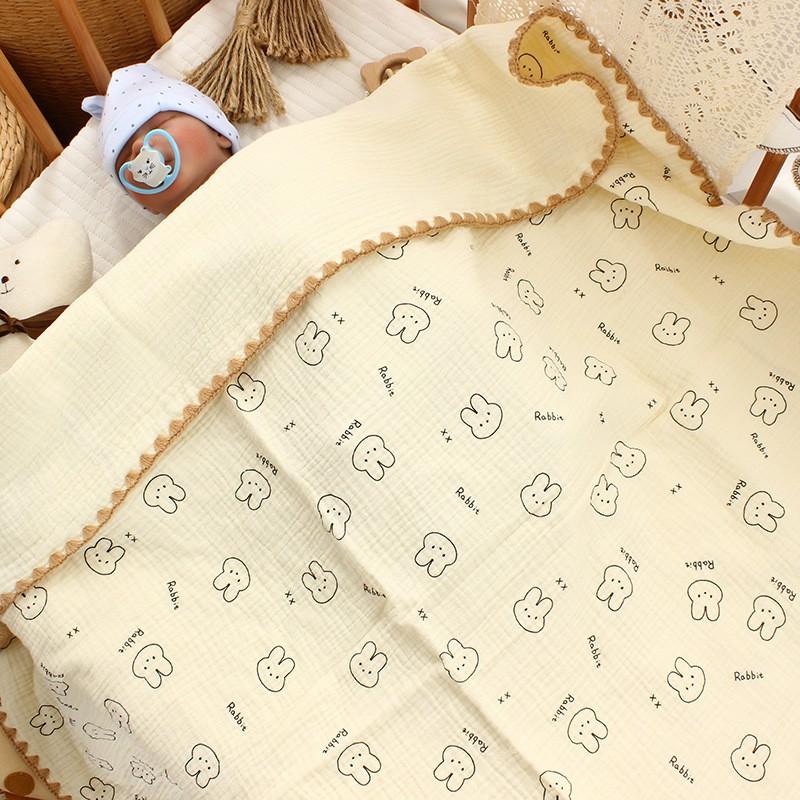 4-Layer Soft Cotton Muslin Blanket Baby Toddler Lightweight Air Conditioner Cover Bath Towel