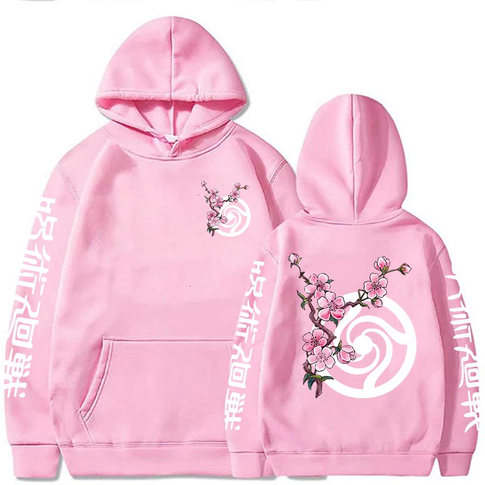 Jujutsu Kaisen Японское Аниме Годжо Сатору Графические Худи Оверсайз Худи с Капюшоном Длинный Рукав Хлопковое Худи Мужская Женская Одежда